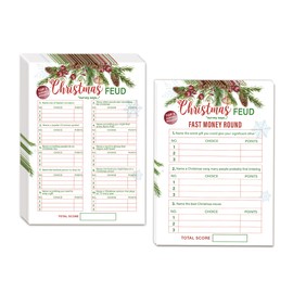Christmas Party Friendly Feud Quiz, Christmas Feud Quiz, Christmas Party Games, Adult Teen Gratitude Party Games, Christmas Trivia Games, Feud Trivia Quiz (SDJ-FQ01)