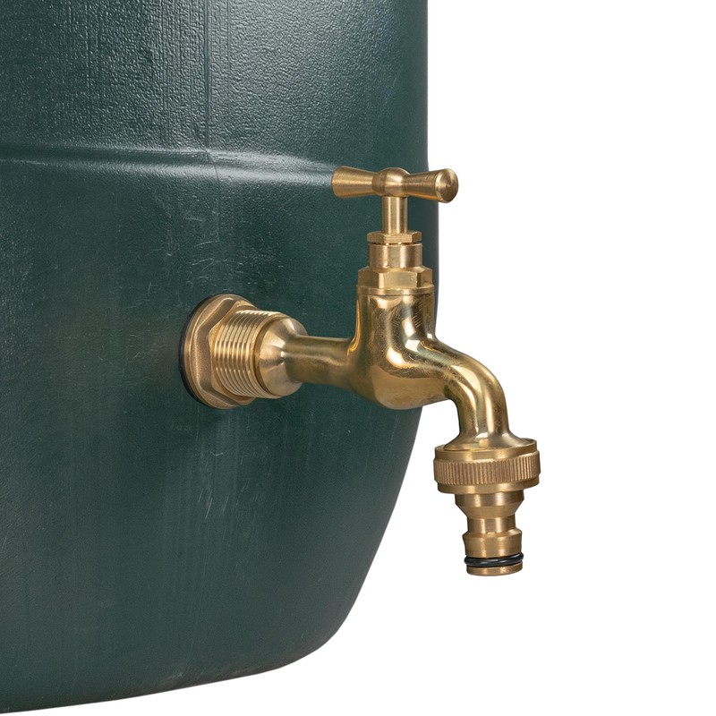All Brass Solid Metal Water Tank Replacement Outlet & Adapter