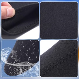 TOBWOLF 2 Pairs Ice Bath Toe Socks, 3MM Cold Plunge Toe Covers, L Size Reusable Ice Bath Socks for Cold Plunge at Home