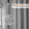 Seenus 72 x 78 inch Extra Long Waterproof Fabric Shower