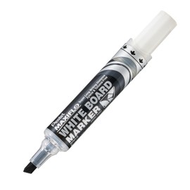 Pentel Maxiflo Green Label Whiteboard Marker with Wide Chisel Tip - Black