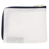 JIB Micro Clutch MC, White × Navy