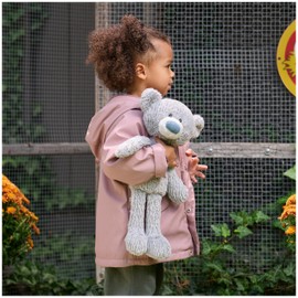 GUND Toothpick Wavy Bear, Teddy Bear Stuffed Animal for Ages 1 and Up, Gray, 15”