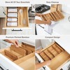 KitchenEdge Bamboo Kitchen Towel and Food-Storage Organizer, Perfect for Kitchen