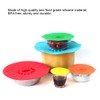 5Pcs/Set Food Grade Silicone Microwave Oven Bowl Cover Lid for