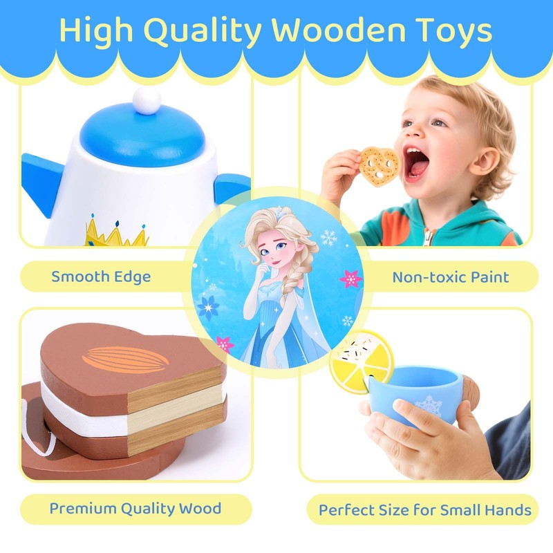 Meland Tea Set Kids for Kids Age 3-6