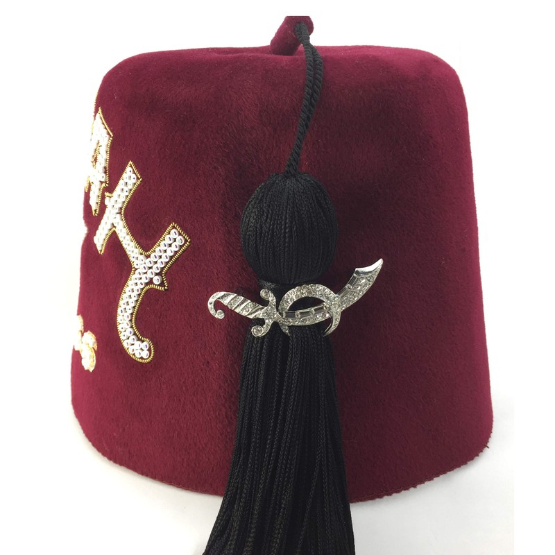 Macoy Shrine Simitar Tassel Pin