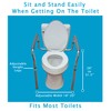 Carex Toilet Safety Rails - Toilet Safety Frame For Elderly,