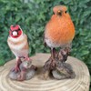 Vivid Arts - British Birds Life Like Robin & Goldfinch