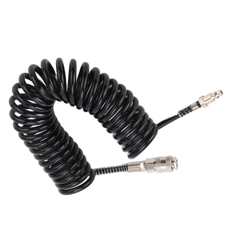 Recoil Air Hose Pressure Resistant Durable Flexible Lightweight Coiled Air