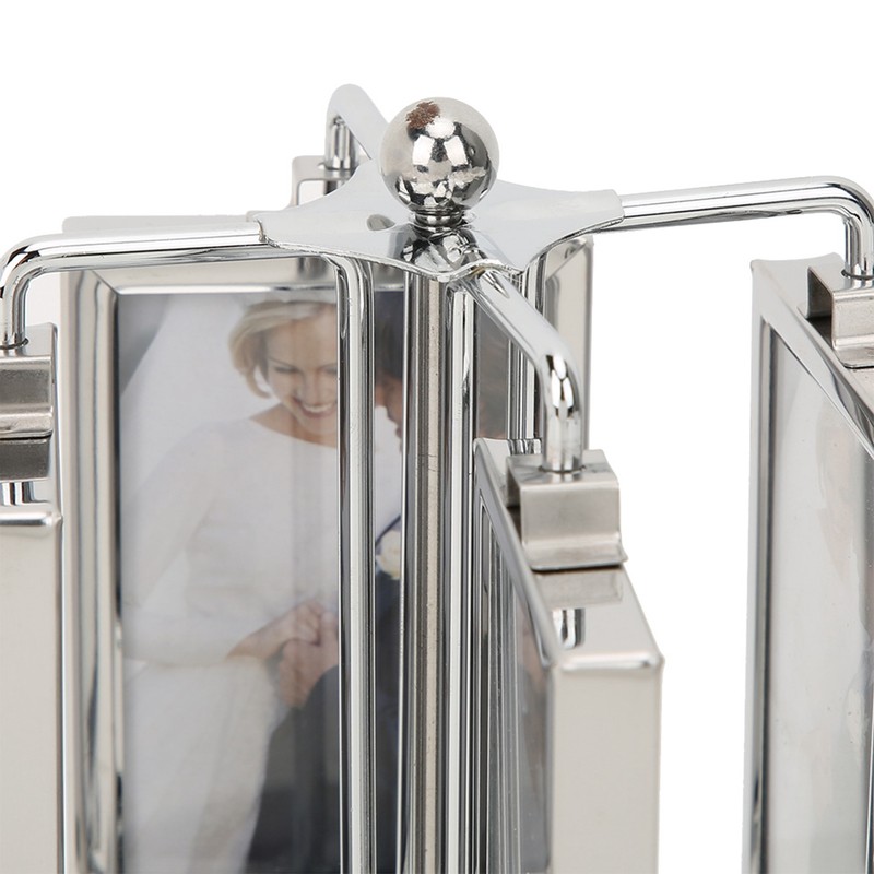 Rotating Music Box Photo Picture Frame Home Living Room Bedroom