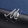 SINNKY - Broche de Aleación de Plata para Ropa, Broche