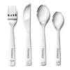 KB049 Children's Cutlery Set Construction Vehicles Set of 4 with
