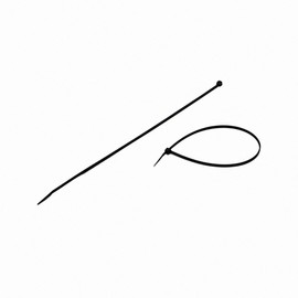 NavePoint 12 Inch Nylon UV Resistant Cable Wire Zip Tie 40 lbs - Black 1000 Pack Lot Pcs Qty