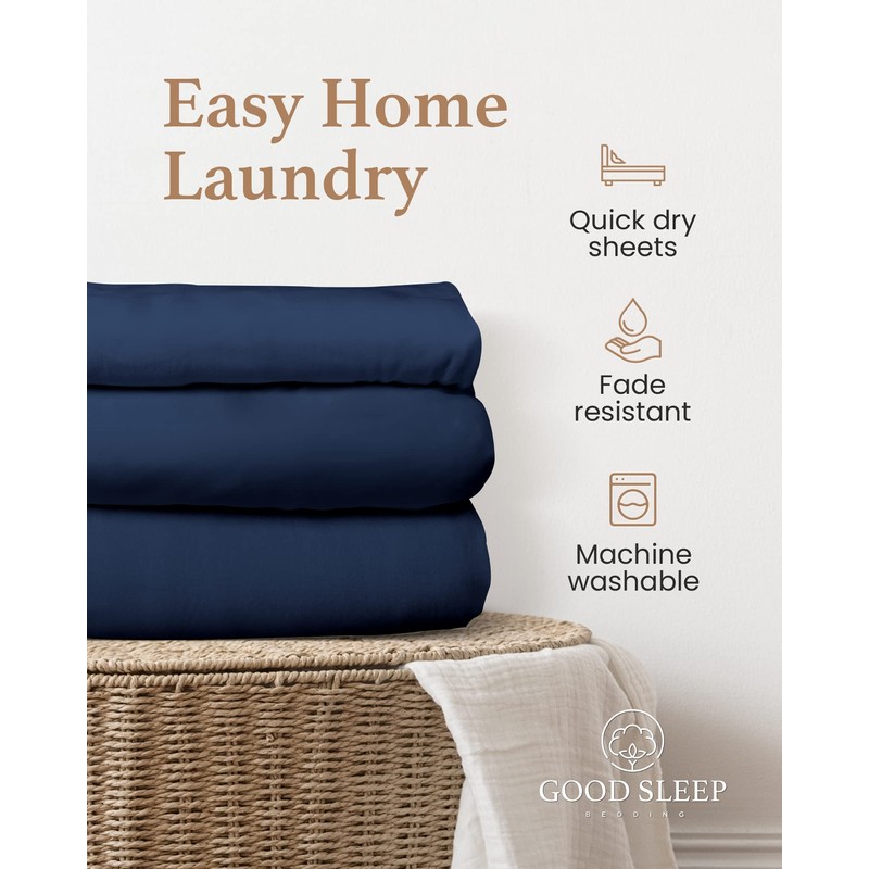 1000 TC Egyptian Cotton Fitted Sheet, 1 Pc Fitted Sheets