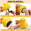 YIBEICO 20pcs Duck Mount, Flock Locker Rubber Duck Holder Dashboard