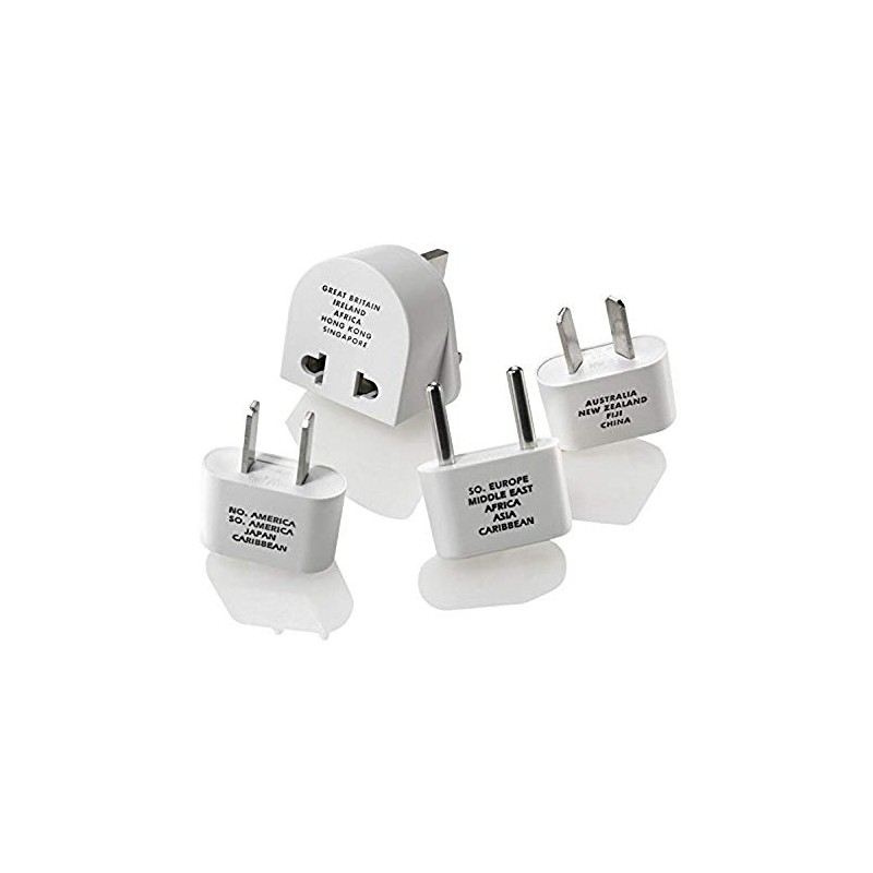 Conair Travel Plug Adapters, Universal Plug Adapters for Worldwide Travel
