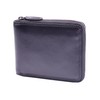 House of Luggage Mens Real Leather Zip Around Wallet Coins