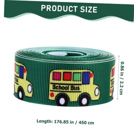 Operitacx For School Ribbon, Exquisite Checked Polyester Craft Ribbon For Decoration