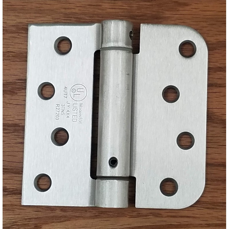 Hinge Outlet Spring Self-Closing Hinges, 4 Inch Square with 5/8
