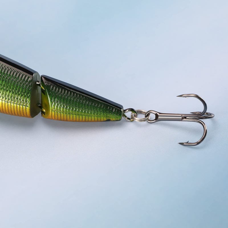 EMSea 5PCS Multi Jointed Fishing Lures Artificial Baits Plastic Lifelike
