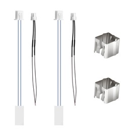 2 Pack Ceramic Heater & Thermistor Kit for Bambu Lab X1/X1C, 24V 48W Ceramic Heater High Temperature Thermistor with Mounting Clip Replacement Parts for X1/X1C