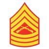 USMC E-8 Master Sergeant MSgt. Decal - Veteran Owned Business