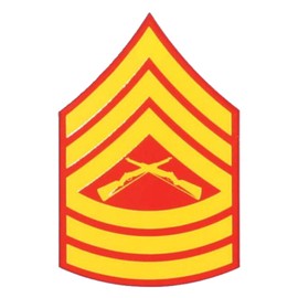USMC E-8 Master Sergeant MSgt. Decal - Veteran Owned Business