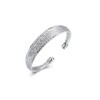 Sterling Silver Multi Line Diamond Cut Bangle Bracelet