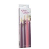 Biedermann & Sons Advent Taper Candles, Box of 4
