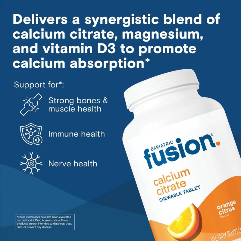Suplemento Nutricional Bariatric Fusion Calcio Citrato 124 Tabletas