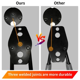 3-H Garage Hooks Heavy Duty, Steel Garage Storage Hooks for Garage Organization, Utility Garage Wall Hooks, Garage Hangers Tool Hangers for Bikes, Ladders etc (Grey)