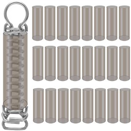 25Pcs Pool Cover Spring Sleeves, Suboyica Spring Covers for Pool Cover Protective Sleeves Standard Size for Replacement Pool Safety Springs Covers for Winter