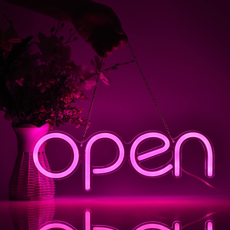 LED Open Sign,16x6 inch Open Signs for Business with Open