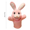 Plush Hand Puppet Donkey Lamb Panda Rabbit Soft Stuffed Animal