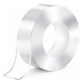 TARATI Double Sided Tape, Super Strong Adhesion, No Residue, Reusable, Super Strong Double Sided Tape, Waterproof, Non-Slip, Washable, Removable, Multifunctional, Suitable for Many Places (Width 3cm x