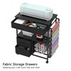 VENNQD Storage Cart Compatible with Cricut Machines Stand Cutting Machine