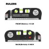 Multipurpose Laser Level Vertical Horizon Measuring Tape Aligner Metric Rulers