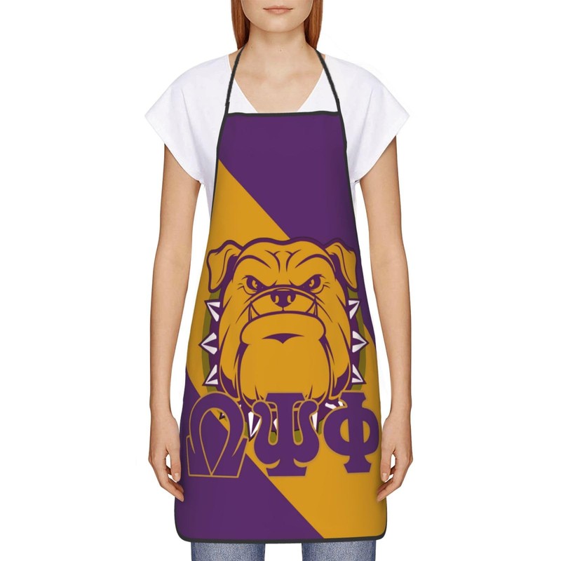 Psi Phi Kitchen Apron Waterproof For Men Women Cooking Bbq