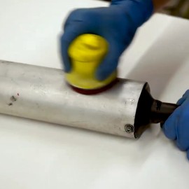 Pryme 6" Hand Palm Sander | Block Palm Round Polishing Buffing Sanding