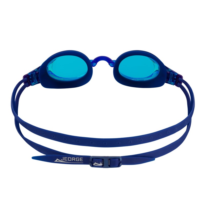 JEORGE Competition Swimming Goggles, Anti-fog UV-protection Mirrored Coating Racing or