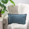 CaliTime Throw Pillow Cases Pack of 2 Cotton Thread Stitching