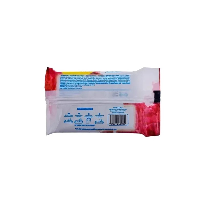 Toallitas Desmaquillantes Micelares Souliful Lady 36 Pzs