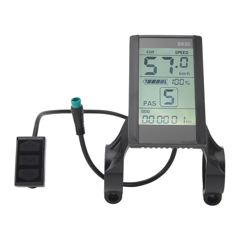 Electric Bike LCD Display Panel 24V 36V 48V LCD S830