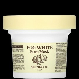 SKINFOOD Egg Egg White Pore Mask Pack 125g Egg White Pore Mask / 스킨푸드 계란 에그 화이트 포어 마스크 팩 125g Egg White Pore Mask