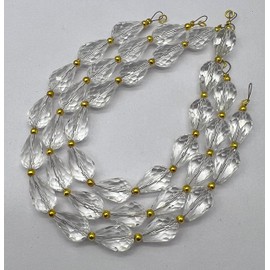 1 Strand Clear Quartz 12 Pieces Approx Beads Size 14 x 9 mm Shape Strait Drop Cut Faceted Making, Beading & Craft Supplies 7$ST03D125