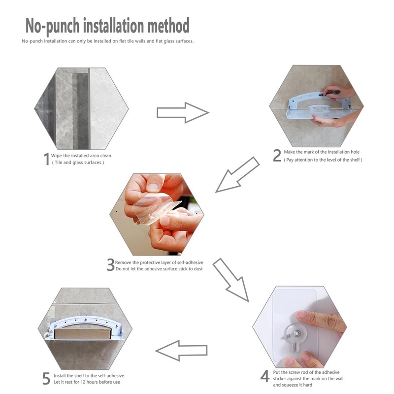 UineHiot Floating Shelf for Projector Wall Mount, 90-Degree Foldable, Loading