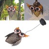 Hanging Solar Light LED IP55 Waterproof Night Owl Design Peaceful