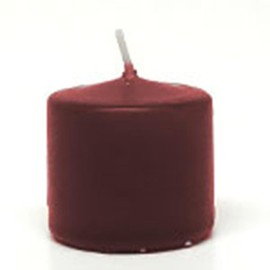 Burgundy Unscented Votive Candles 10 Hour