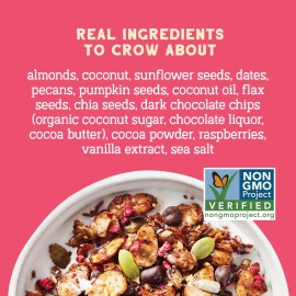 Seven Sundays Nut Granola Cereal, Day Dream Dark Chocolate Raspberry, 20 Oz Bag